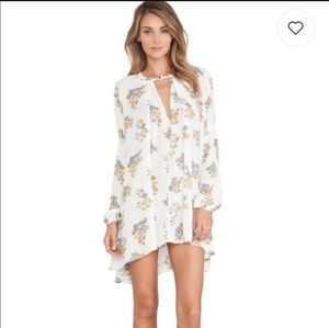 FREE PEOPLE retro tree swing floral tunic